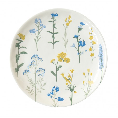 Чиния 21см Mille Fleurs жълта